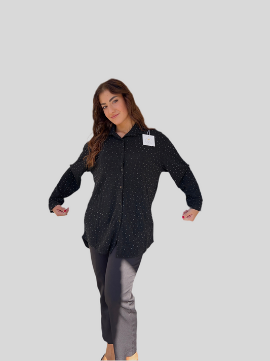 Camicia strass curvy