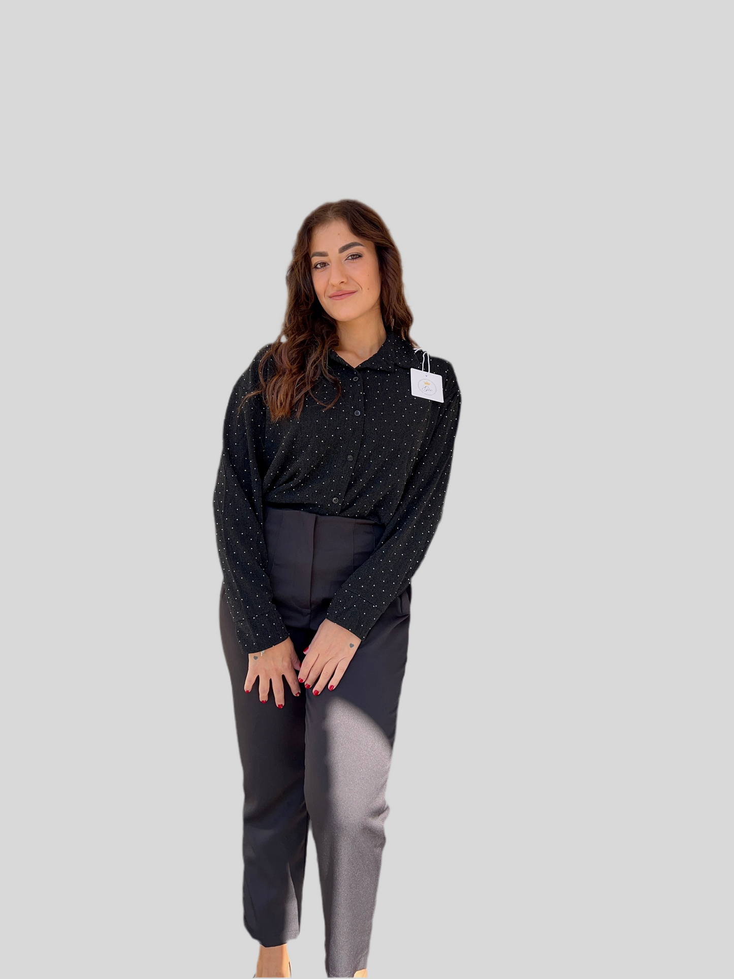 Camicia strass curvy